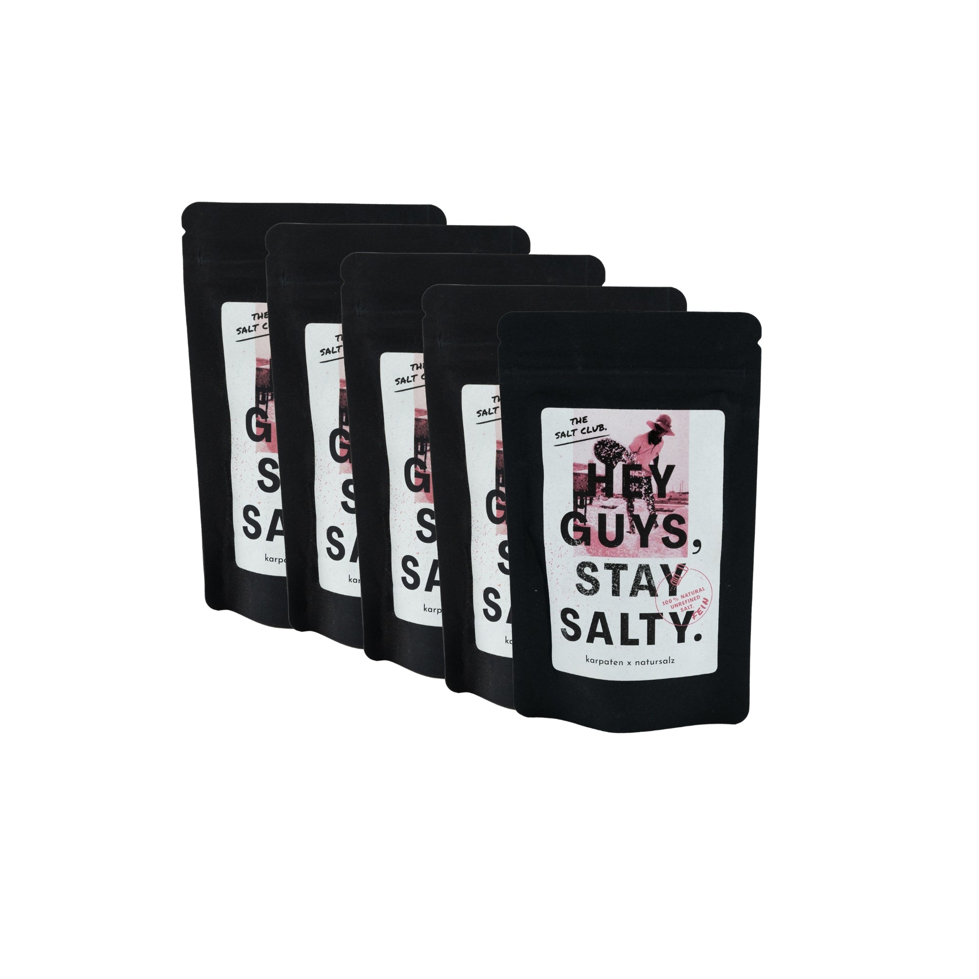 Karpaten Natursalz fein – 5er Doypack Bundle (je 80g)