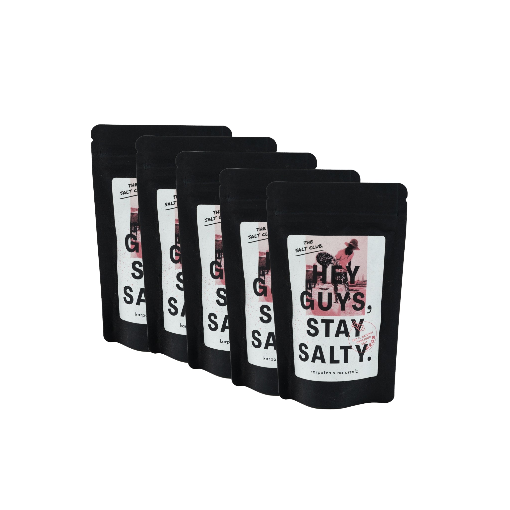 Karpaten Natursalz grob – 5er Doypack Bundle (je 80g)